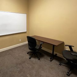 Clinical research center's private visit room available for sponsor/cro visit convenience.